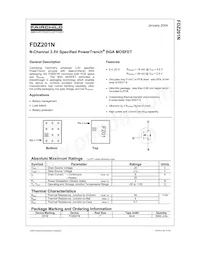 FDZ201N Datasheet Cover