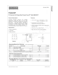 FDZ204P Datasheet Cover