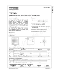 FDZ5047N Datasheet Cover