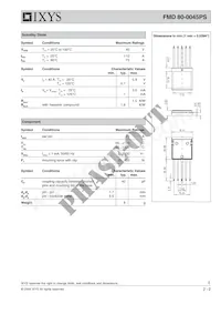 FMD80-0045PS Datasheet Pagina 2