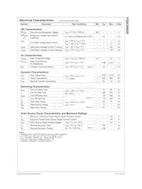 FQA34N20 Datasheet Page 2