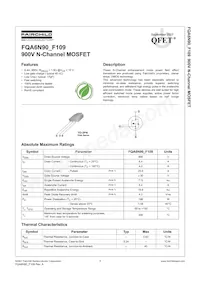 FQA6N90_F109 Datasheet Cover