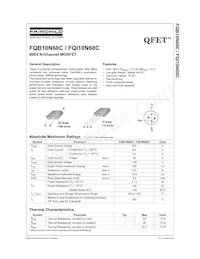 FQB10N60CTM Cover