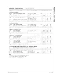 FQB13N06TM Datasheet Page 2