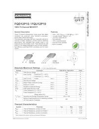 FQD12P10TM Datasheet Cover