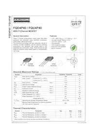 FQD4P40TF數據表 封面