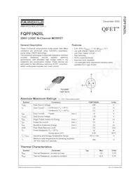 FQPF5N20L Datasheet Cover