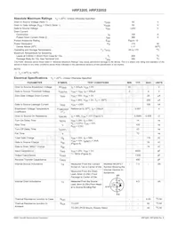 HRF3205 Datasheet Page 2
