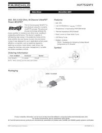 HUF75229P3 Datasheet Cover