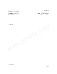 IRC530PBF Datasheet Cover