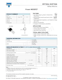 IRF730A Datasheet Cover