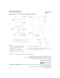 IRFBA22N50APBF Datasheet Page 8
