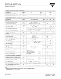 IRFI734GPBF數據表 頁面 2