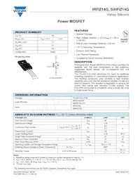 IRFIZ14G Datasheet Cover