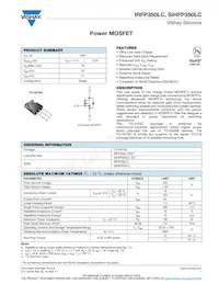 IRFP350LC Datasheet Cover