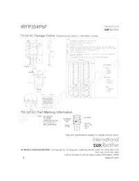 IRFP354PBF Datasheet Page 8