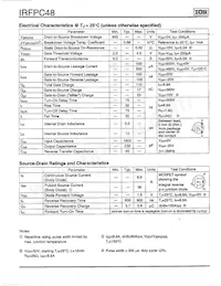IRFPC48 Datasheet Page 2