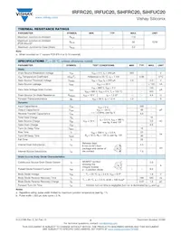 IRFRC20TRR Datasheet Page 2