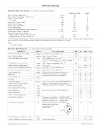 IRFU120_R4941 Datasheet Page 2