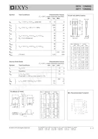 IXFH13N80Q Datasheet Page 2