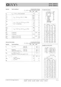 IXFN150N10 Datasheet Page 2