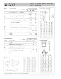IXFT15N100Q Datasheet Page 2