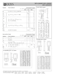 IXFV22N50PS數據表 頁面 2