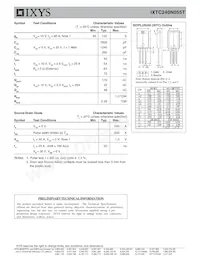 IXTC240N055T數據表 頁面 2