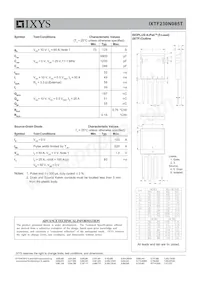 IXTF230N085T Datasheet Page 2