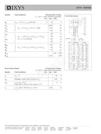 IXTH50P085 Datasheet Page 2