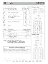 IXTP160N075T Datasheet Page 2