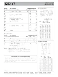 IXTP76N075T Datasheet Page 2