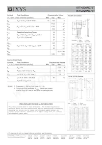 IXTQ220N075T Datasheet Page 2