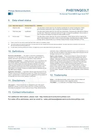 PHB78NQ03LT Datasheet Page 11