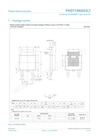 PHD110NQ03LT Datasheet Page 9