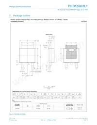 PHD16N03LT Datasheet Page 9
