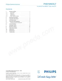 PHD16N03LT Datasheet Page 12