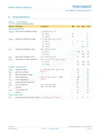 PHD16N03T Datasheet Page 5