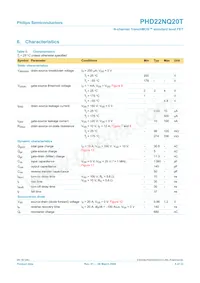 PHD22NQ20T Datasheet Page 5