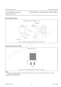 PHD37N06LT Datasheet Page 9