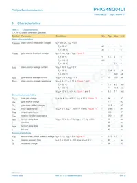 PHK24NQ04LT 데이터 시트 페이지 5