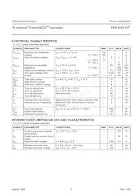 PHK4NQ10T Datasheet Page 2