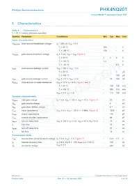 PHK4NQ20T Datasheet Page 5