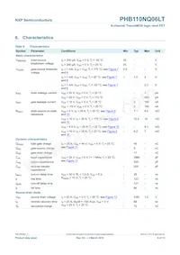 PHP110NQ06LT Datasheet Page 5