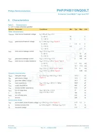 PHP110NQ08LT Datenblatt Seite 5