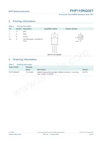 PHP119NQ06T Datasheet Page 2
