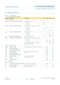 PHP129NQ04LT Datasheet Page 5