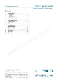 PHP143NQ04T Datasheet Page 13