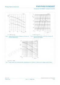 PHP193NQ06T Datasheet Page 7