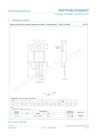 PHP193NQ06T Datasheet Page 9